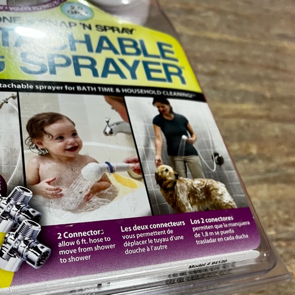 NIB Rinse Ace All-in-one snap n spray detachable 6ft sprayer - Picture 4 of 7